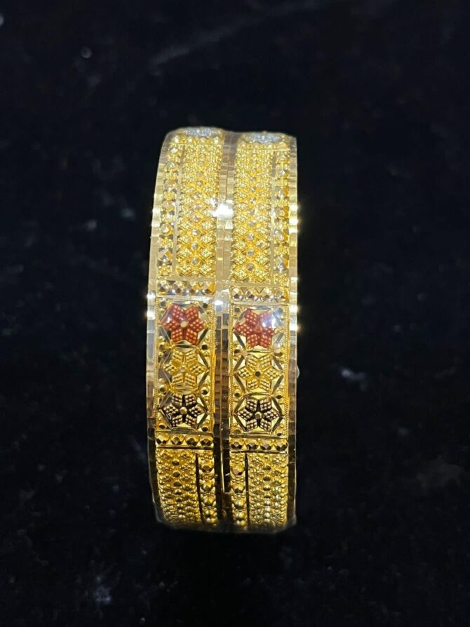 Gold bangles