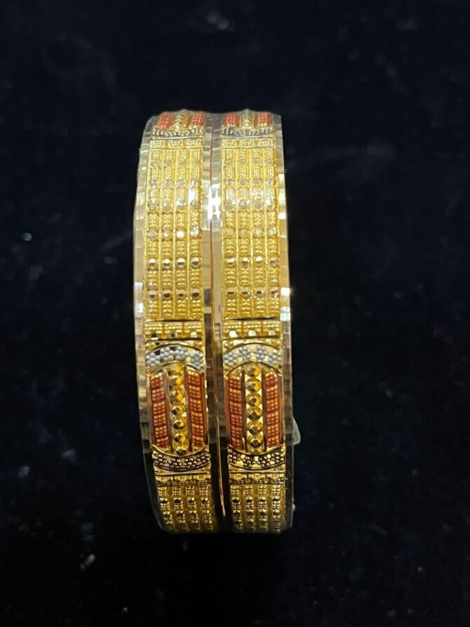 Gold bangles